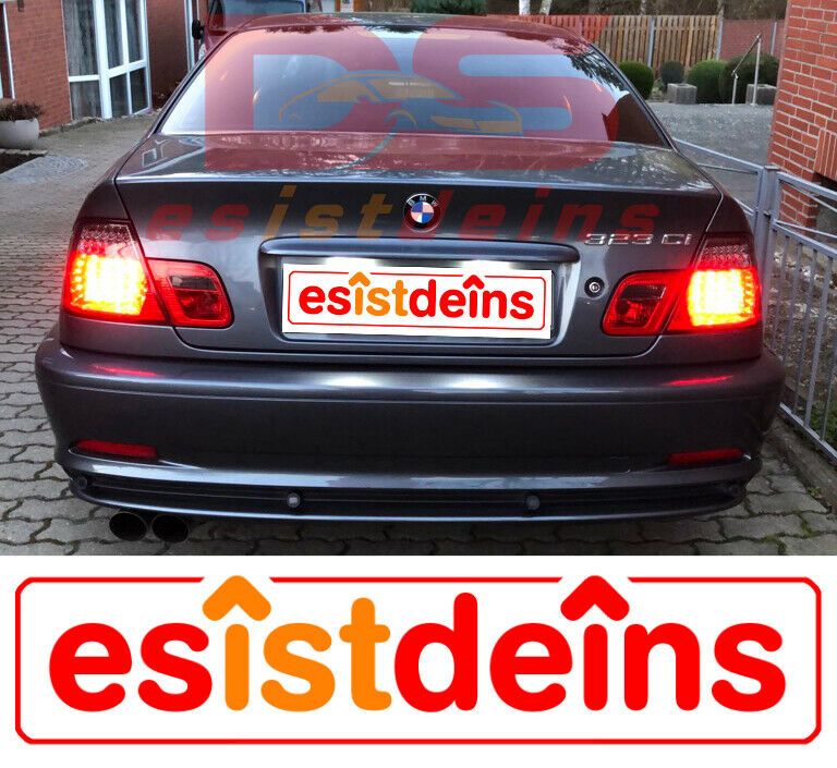 LED Rückleuchten Set 3er BMW E46 Mod Bj 4/99-3/03 Coupe Rot/Smoke in Quickborn