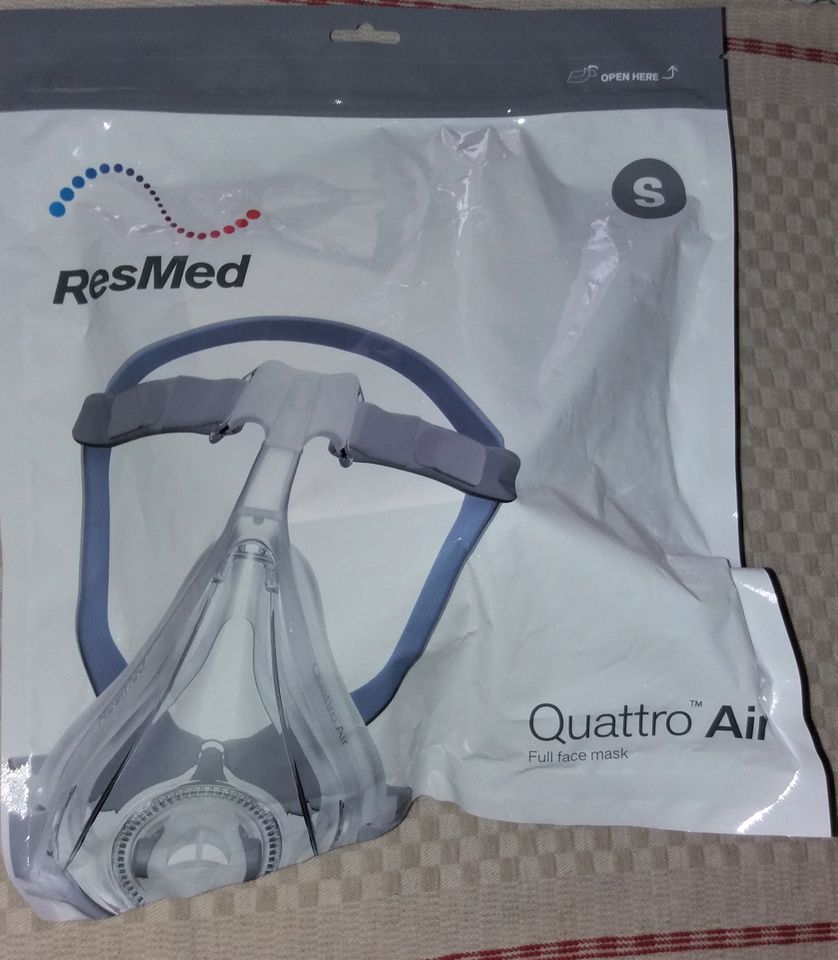 RESMED OUATTRO AIR FULL FACE Maske,GR.S, 1 Schlauch, NEU in Bad Mergentheim