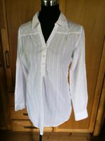 manguun weisse Bluse Slip over longbluse gr. M Baumwolle Hessen - Zierenberg Vorschau