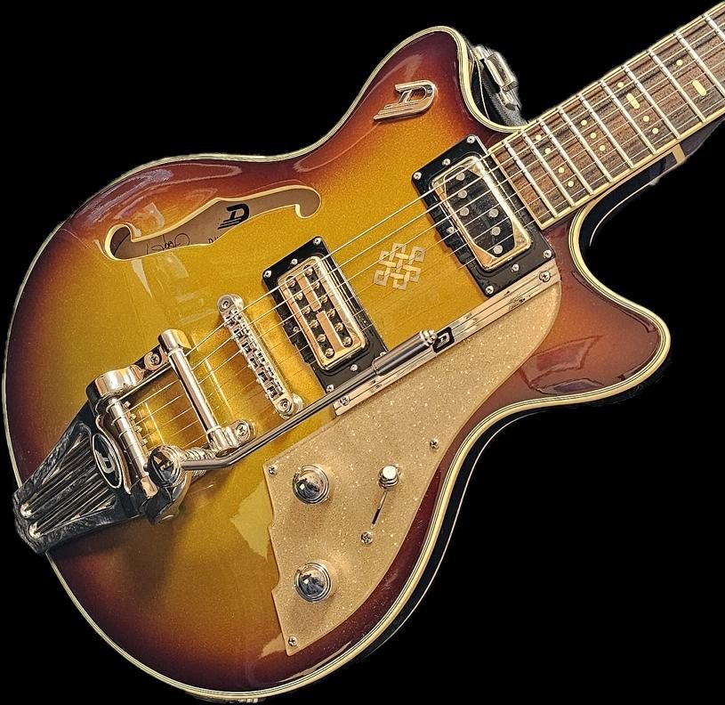 Duesenberg Alliance Joe Walsh Gold Burst E-Gitarre in Bonn