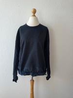 Cos Pullover Pulli Sweatshirt L Rüschen Baumwolle schwarz grau Niedersachsen - Hameln Vorschau