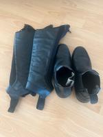 Reitschuhe 40 (Leder) mit Gamaschen Dresden - Neustadt Vorschau