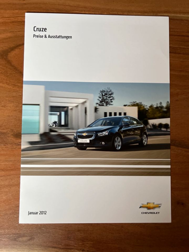 Der neue Chevrolet Cruze Prospekt & Preisliste von 2012 in Groß Twülpstedt