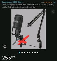 Rode Microphones NT-USB USB-Mikrofonset in Studio-Qualität Baden-Württemberg - Neckartenzlingen Vorschau