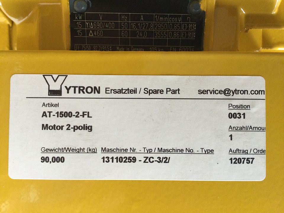 ATB 3~ Motor AF 160M/2E-11S+E3 2950 r/min 16.1/27.8A in Korschenbroich