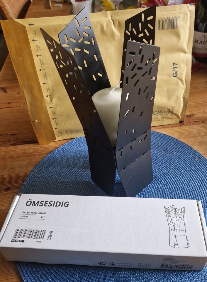 Ikea Ömsesidig Teelicht-/Kerzenhalter aus Metall, wie abgebildet in Wahlstedt