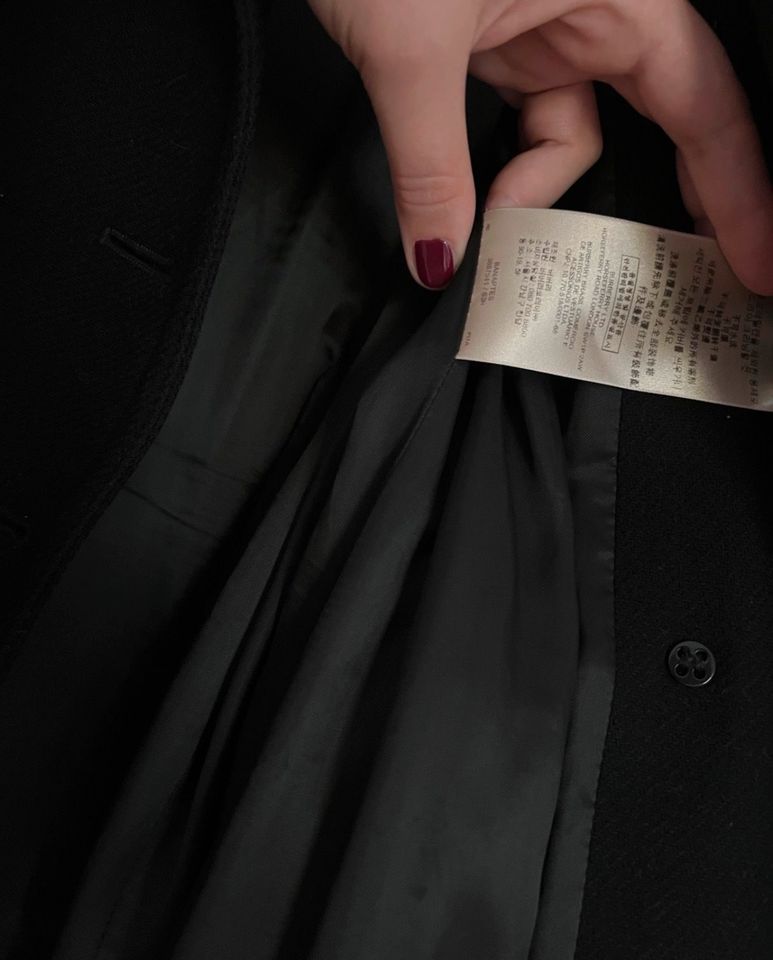 Burberry Mantel Trenchcoat Gr S Schwarz in Heidelberg