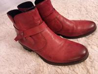 Rieker Stiefelette Winterstiefel rot Leder Nordrhein-Westfalen - Lippstadt Vorschau
