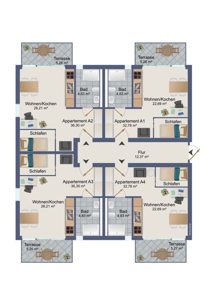 Einmalige Investitionschance: Neubau Boardinghouse mit Generalmieter und Bestandsimmobilie in GT in Gütersloh