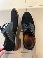 Schicke Herrenschuhe Schnürschuhe in dunkelblau, Größe 41 wie neu Findorff - Findorff-Bürgerweide Vorschau
