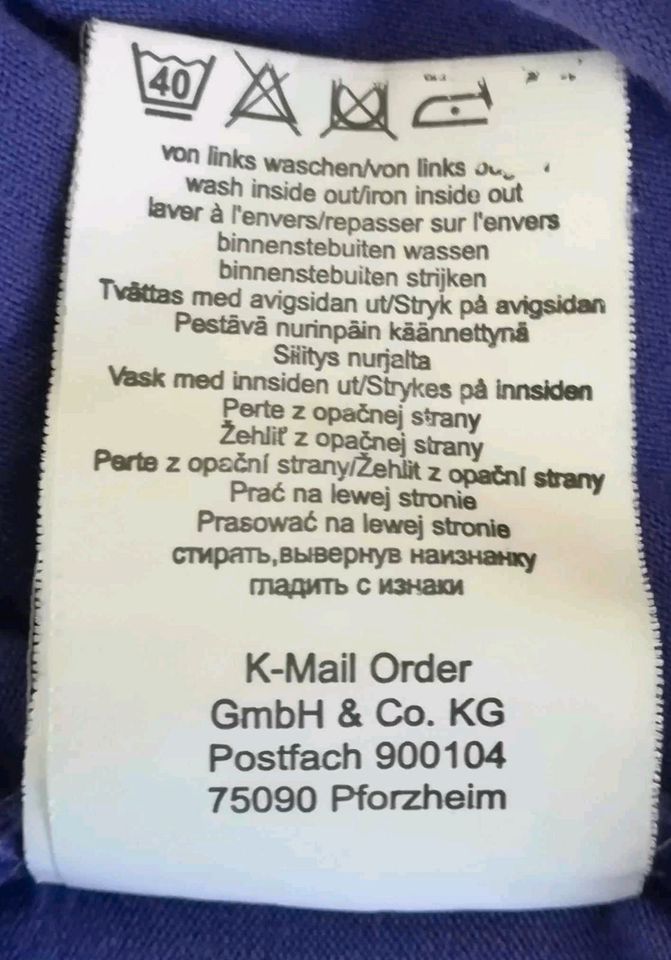 Blusenshirt XL m. Glitzer, Gr. 48/50 Shirt in Netzschkau