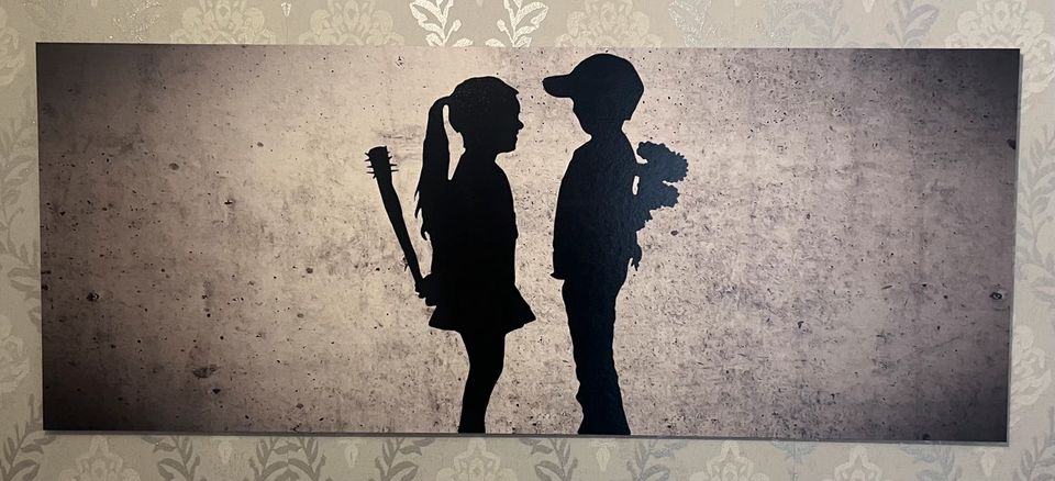 Banksy Boy Meets Girl Bild in Markranstädt