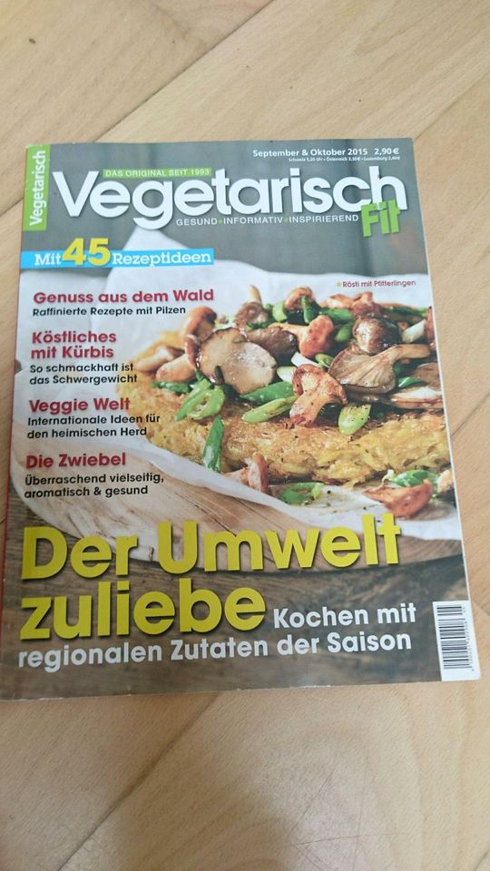 Vegetarisch fit Rezepte kochen saisonal regional in Frankfurt am Main