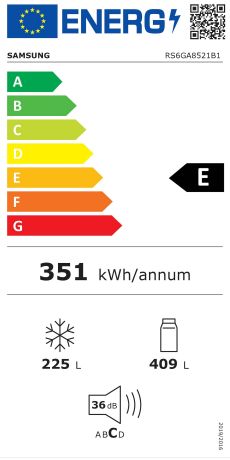 SAMSUNG RS6GA8521B1/ EG Si­de-by-Si­de Kühl/Gefrierkombination in Wuppertal