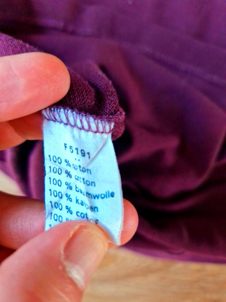 Lacoste Langarmiges Polohemd Lila Weinrot Gr e XXL 7 in