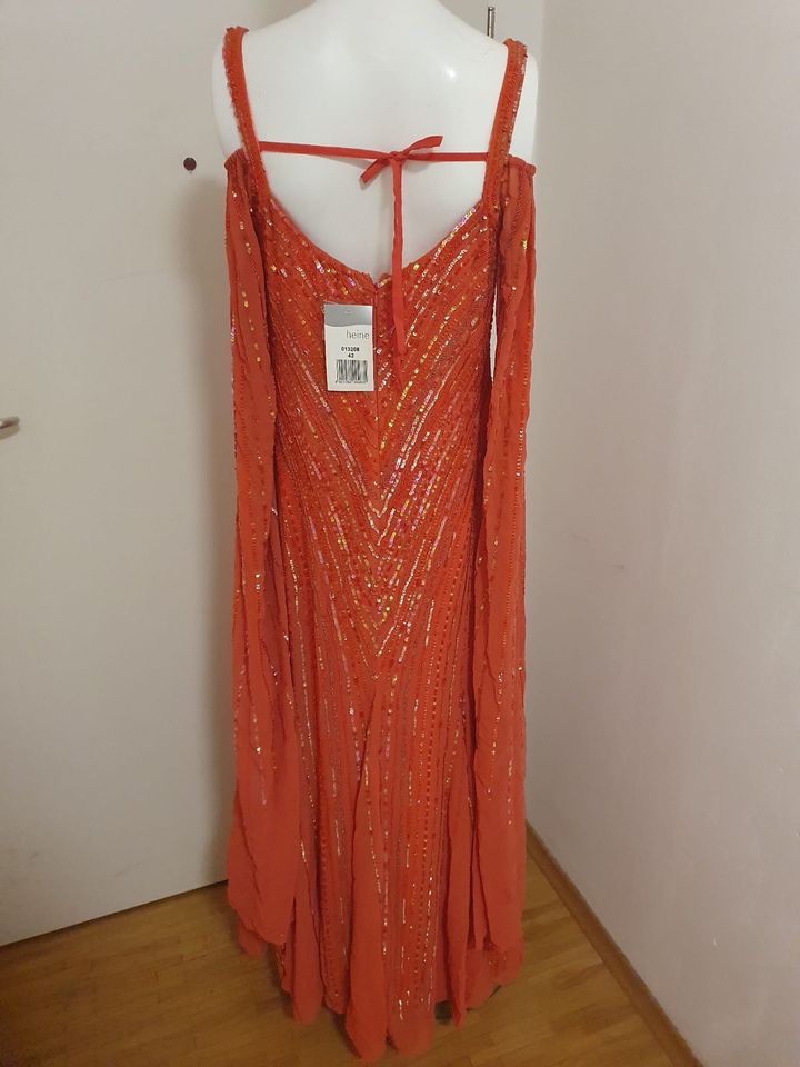 Abendkleid neu von HEINE GR.42 Korallenfarben/Orange in München