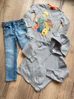 Set mit Jeans, Bob der Baumeister Shirt & H&M Jacke in 110-116 Nordrhein-Westfalen - Hennef (Sieg) Vorschau