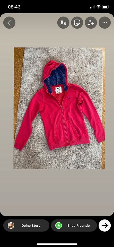 Jacke Sportjacke Puma Mädchen Gr 164 in Neustrelitz