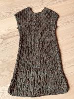 Handgestricktes Kleid aus Lana Grossa Roma Gr. 36/38 khaki/oliv Hessen - Walluf Vorschau