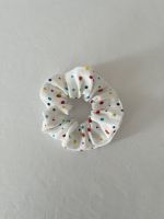 Scrunchie handmade Musselin Weiss Bunt Konfetti Hessen - Dietzenbach Vorschau