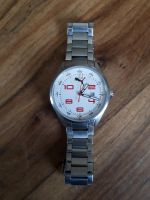 Puma Edelstahl Armbanduhr weiß 44mm Batterie neu Armband 20mm Nordrhein-Westfalen - Neunkirchen-Seelscheid Vorschau