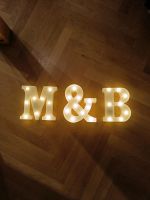 LED Leuchtbuchstaben M & B Deko Hochzeit Boho Dresden - Innere Neustadt Vorschau