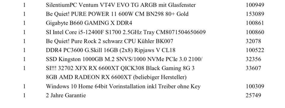 Gaming PC l AMD Radeon RX6600XT l Garantie in Wiesbaden