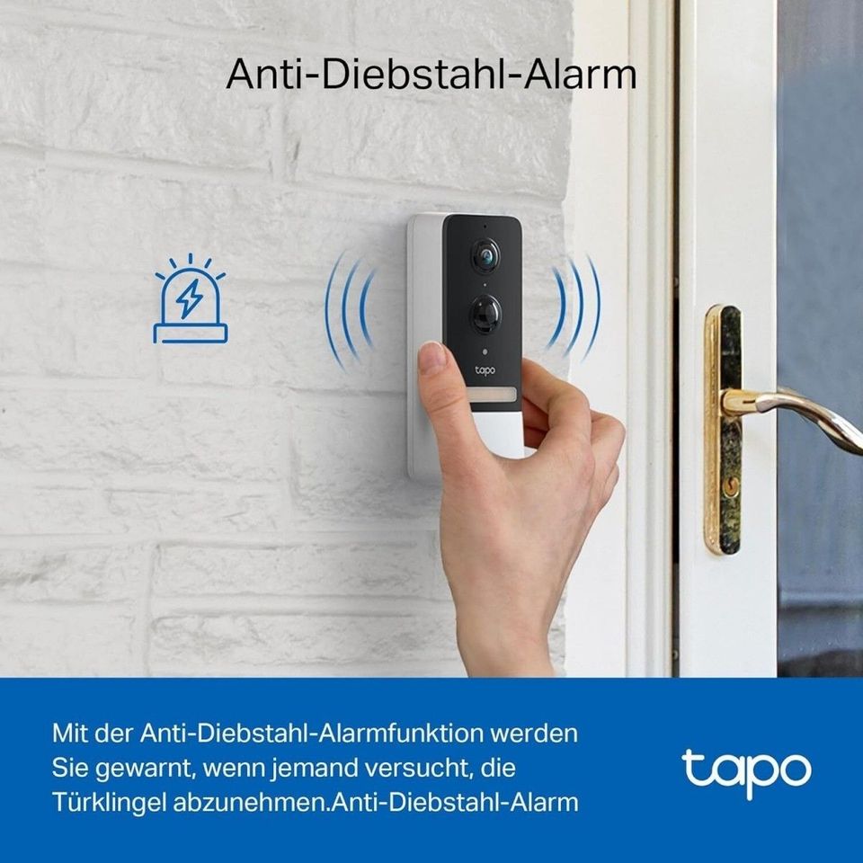 TP-Link Tapo D230S1 Smarte Türklingel mit Kamera Akku Video-Türkl in Essen