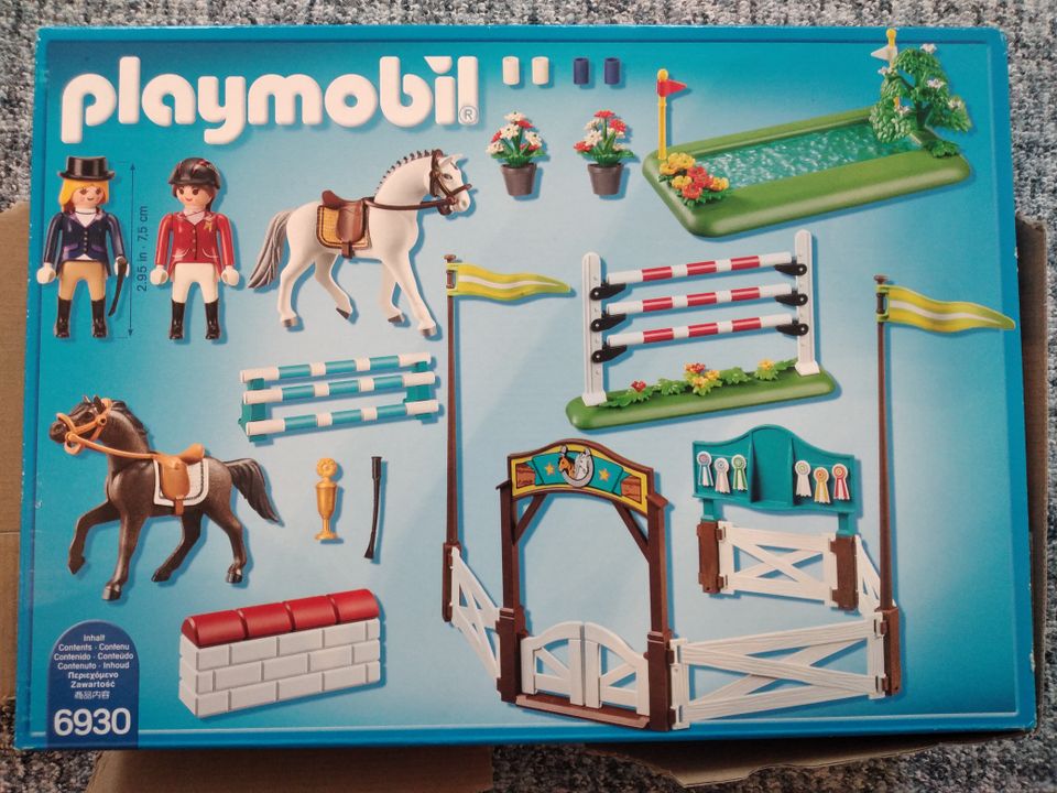 Playmobil Country Reitturnier 6930 mit OVP und Pferdekoppel 6931 in Spitzkunnersdorf