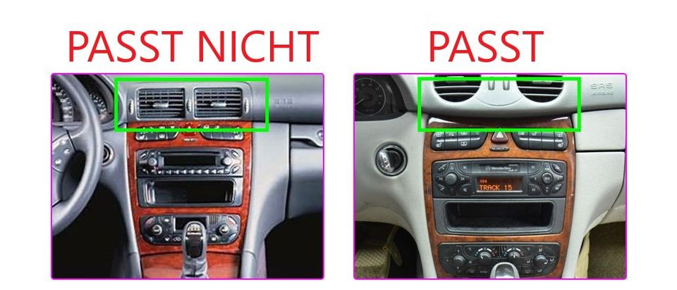 9 zoll Android 13 Autoradio GPS Navi Wifi für Mercedes Benz W203 S203 BT FM RDS Carplay in Dortmund