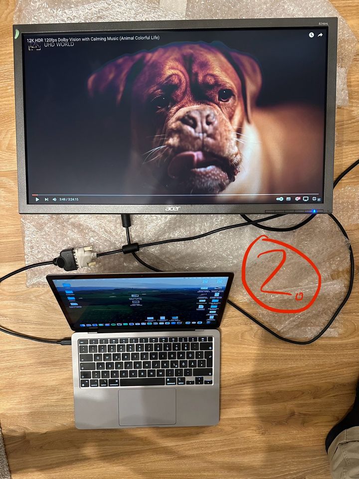 24 Zoll Acer B246HL Monitor PC Bildschirm in Berlin