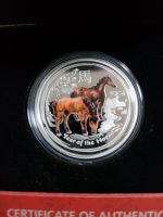 1/2 oz Silber Perth Mint Lunar 2 Pferd 2014 proof color Bayern - Aindling Vorschau