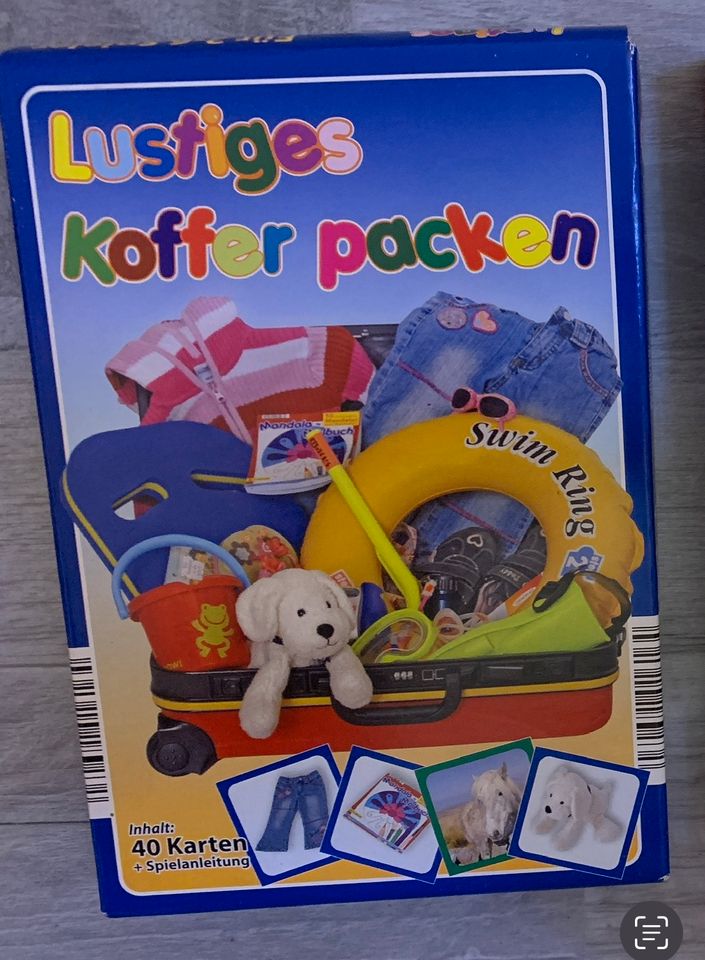 Spiel Koffer packen in Schwülper