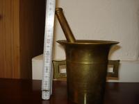 antiker Mörser mit Pistill aus Messing - 19. Jhd. - 12 cm hoch Rheinland-Pfalz - Koblenz Vorschau