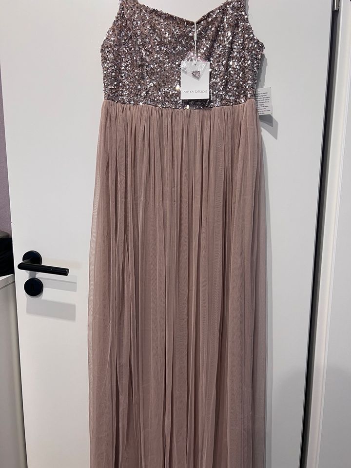 Abendkleid Gr 44 beige in Meppen