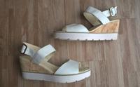 GABOR Keilsandaletten Sandalen - 40 - weiß Nordrhein-Westfalen - Dormagen Vorschau