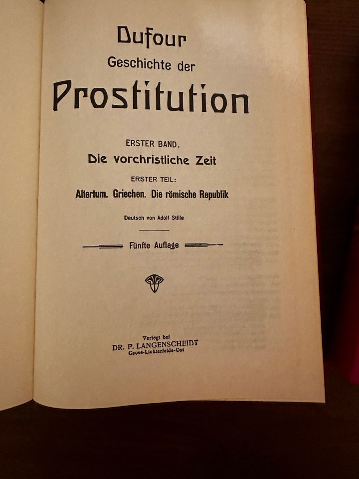 Buch Weltgeschichte der Prostitution in Cottbus