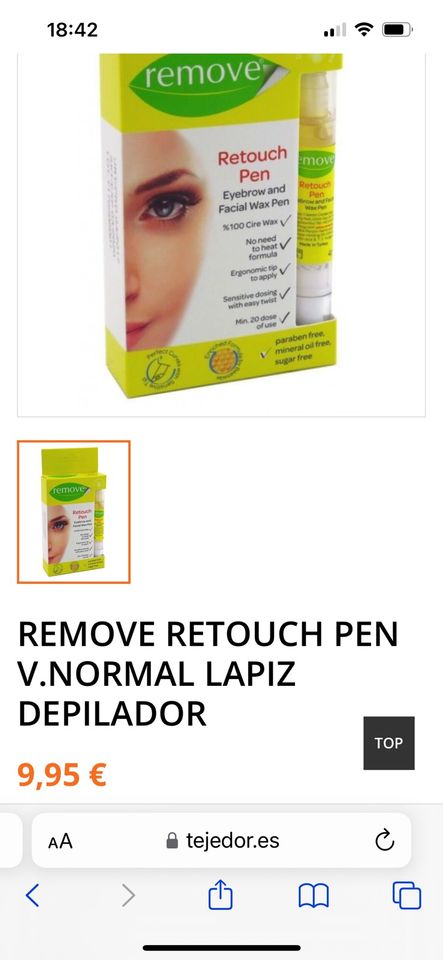 Waxpen Remove Retouch Pen Skincare Haarentfernung 4ml IPL in Hamburg