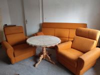 DDR Sofa Couch in orange Mecklenburg-Vorpommern - Altwigshagen  Vorschau