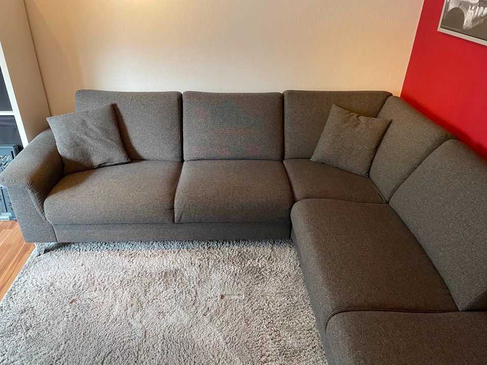 Eck Sofa, Polstergarnitur Modell Change, Farbe anthrazit in Roßdorf