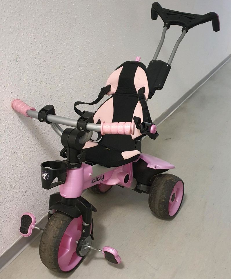 INJUSA City Trike, Dreirad für Kinder, pink in Wiesbaden