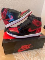 Jordan 1 High Patent Bred EU 40.5 - Händler ✅ Düsseldorf - Eller Vorschau