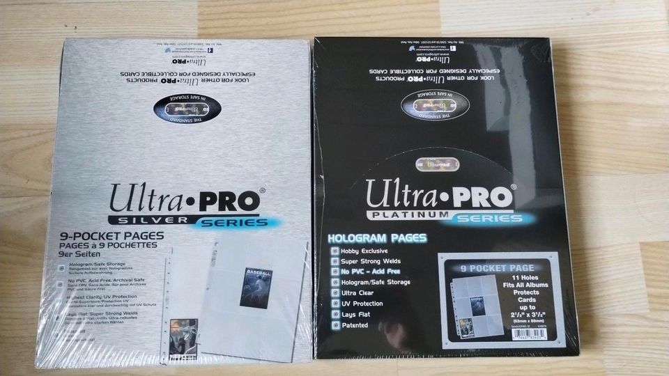 Ultra Pro Ordner Seiten Pocket Pages zum Einheften in Oberviechtach