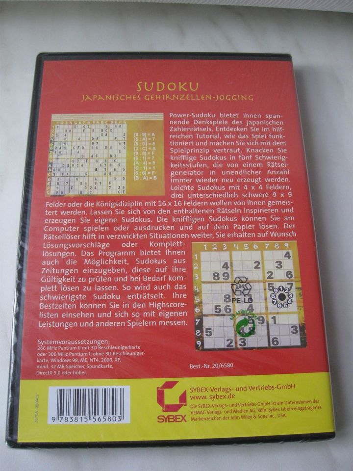 PC - Spiel * Sudoku * NEU in München