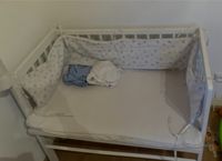 Fabi Max Babybett Beistellbett mit Matratze Verstellbar Bettlaken Bayern - Erding Vorschau