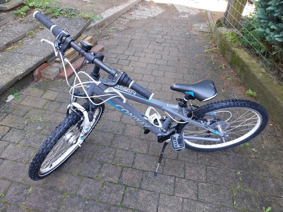 Mountainbike Kinder Jugend Fahrrad 20 Zoll grau in Backnang