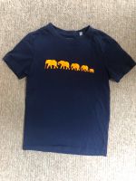 T-Shirt blau Elefanten Familie 122 Leipzig - Thekla Vorschau