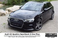 Audi A3 Sportback Quattro | 3x S line | B&O | Navi | Xenon | 19" Bayern - Fischbachau Vorschau