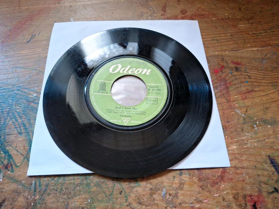 Vinyl Single: The Beatles: I Should Have Known Better in Biebergemünd