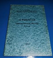 DDR NVA Dienstvorschrift DV  A 050/1/713 Führungsfahrzeug Wartung Sachsen-Anhalt - Freyburg (Unstrut) Vorschau